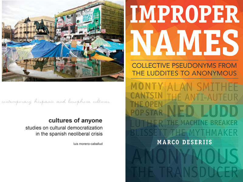 11/06 DOUBLE BOOK LAUNCH: CULTURES OF ANYONE AND IMPROPER NAMES