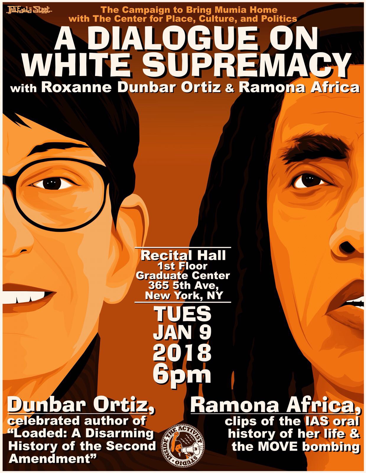 01/09: A Dialogue on White Supremacy with Roxane Dunbar Ortiz and Ramona Africa
